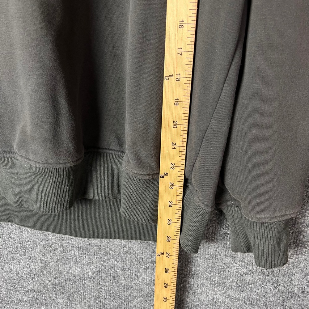 White Fox Hoodie Womens M Charcoal Grey Good Vol 3 Graphic Oversized Pullover - Picture 7 of 9